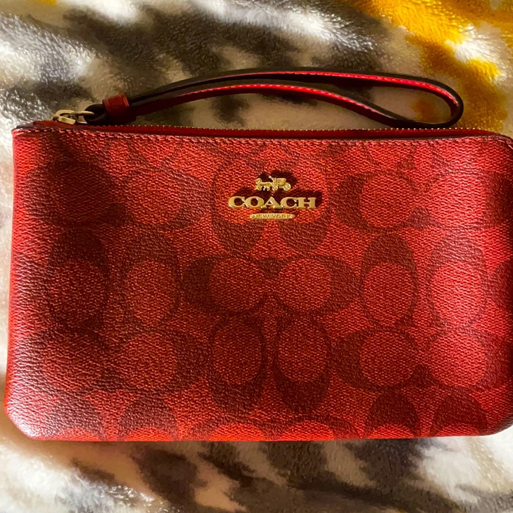 Coach Signature Wristlet
